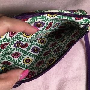 Vera Bradley Bags - Vera Bradley Trifold Wallet (Purple and Green) Vera Bradley Bags - Vera Bradley Trifold Wallet (Purple and Green)